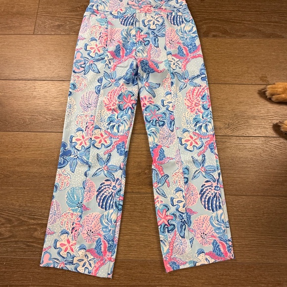 Lilly Pulitzer Luxletic Women's Alston Crop Pull-On Pants Golf, UPF 50 NWT Sz 4 - Picture 13 of 14